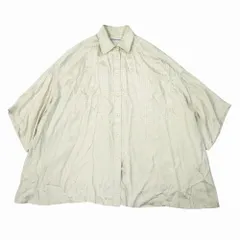 BALENCIAGA バレンシアガ 千鳥格子 ハウンドトゥース柄 オーバーサイズシャツ 半袖 サイズXS 595038 TI028 レディース 【中古】のサムネイル