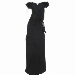 DIANE von FURSTENBERG ダイアンフォンファステンバーグ ガウン ロング カーディガン 半袖 サイズ2 M ブラック レディース 【中古】のサムネイル