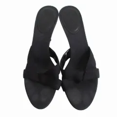 GUCCI グッチ 105828 ストラップ サンダル シューズ ブラック サイズ6.5C 23.5cm レディース  【中古】