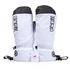 【新品】 COZYCUBE スノーボードグローブ スキーグローブ ミトン 3Mコットン 防水 防寒 保温 メンズ レディース 内部5本指構造 グローブ スノボー 紛失防止 裏起毛 アウトドア スポーツ 登山 バイク 雪遊び 0