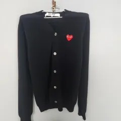 コム・デ・ギャルソン ブラック ハート カーディガン