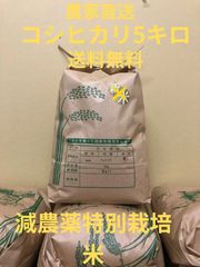 農薬不使用♦️最高級希少米】5㎏精米✴︎新潟県長岡産コシヒカリ
