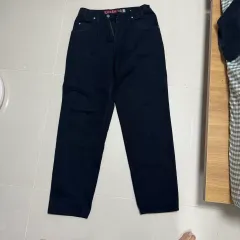 リーバイス シルバータブ 32/32 ブラック ルーズフィット