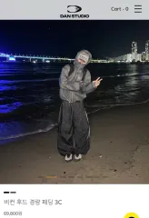 フード 軽量ダウン ブラック