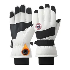 【新品】 [YUMISS] スキーグローブ 防寒手袋 レディース【三層防風防寒素材・超蓄熱保温裏起毛で零下20℃も暖かい】あったか 通気性 透湿性 滑り止め タッチパネル対応 スノーボード バイク 登山 お釣り(タイプA-ブラック, Free Size) 0