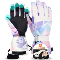 【新品】 スキーグローブ 防寒手袋 【極暖3層構造×全天候対応】 防寒グローブ 5本指 裏起毛 タッチパネル対応 撥水加工 防水 防風 保温 透湿 滑り止め 厚手 通気性 バイク 手袋 スノーボード スキー レディース メンズ 冬用グローブ スポーツ グロ 1