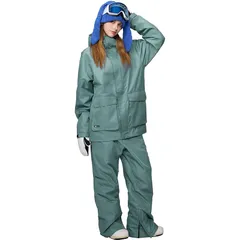 【新品】 [アッシュグリーム] スノーボードウェア 上下セット 耐水圧12,000mm メンズ レディース AG-25SET AG-25-16(TW043×TW043) Sサイズ スノーウェア スノボウェア スキーウェア ジャケット パンツ 上下2点セット 1