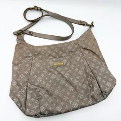 russet ラシット ショルダーバッグ  総柄 大きめ ナイロン 肩掛け ゴールド