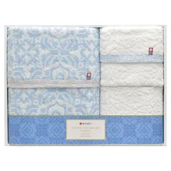 【ギフト】[タオル類]nishikawa 今治製バスタオル&フェイスタオル2P