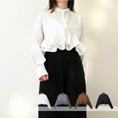 【美品】　RAW FUDGE ティアード切替えブラウス シアー フリル　ブラック 美品】 RAW FUDGE ティアード切替えブラウス シアー フリル ブラック