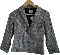 23区ニジュウサンク　テーラードジャケット　アウター　グレー　レディース　32サイズ美品【ZK93】