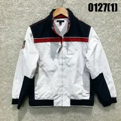 Tommy Hilfiger トミーヒルフィガー 白 COLOR ウィンドブレーカー ジャケット XL