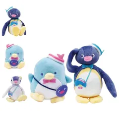 Qualia ピングー×タキシードサム ぬいぐるみマスコット 全5種セット フルコンプ ガチャガチャ カプセルトイ コンプリート ペンギン