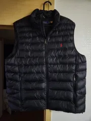 ポロラルフローレン ブラック ダウン ベスト XL