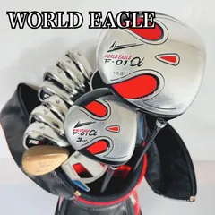 WORLDEAGLE ワールドイーグル F-01 a メンズ ゴルフ クラブ セット 初心者 入門 バッグ付き フルセット 右利き パター付　11Y-121