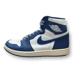 NIKE Air Jordan 1 Retro High Storm Blue ジョーダン1 スニーカー ナイキ 555088-127 27.5cm （87080A）