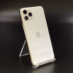 【全額返金保証】【最速発送】 iPhone 11 Pro 64GB シルバー au 白ロム 動作確認済 100%