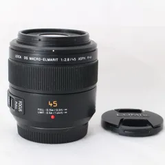 ☆美品☆ パナソニック Panasonic マイクロフォーサーズ用 ライカ LEICA DG MACRO-ELMARIT 45mm F2.8 ASPH. MEGA O.I.S H-ES045 #4667