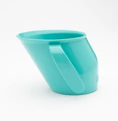 正規品 NEW【Doidy Cup（ドイディーカップ）】ターコイズ コップトレーニング用マグコップ 200ml 両手ハンドル付き 虫歯予防 耐熱温度100度 薬液消毒 食洗器対応