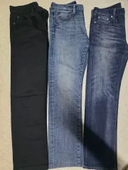 UNIQLO(ユニクロ) スリムストレートデニム (ジーンズ) 76サイズ