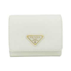 黄ばみ有】PRADA プラダ ヒマラヤクロコダイル 2つ折り財布 ウォレット 