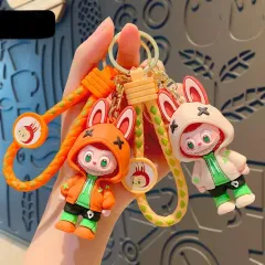 1万円キーホルダー LABUBU ヒップホップ少年キーホルダー