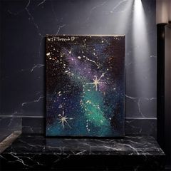 絵画no.34】抽象画 原画 現代アート 星 夜空 送料無料 - メルカリ