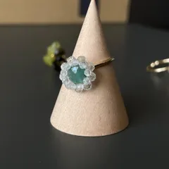 グランディディエライト◆トパーズ_花冠のリング