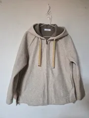 ミュウパベス フード ジップアップ ジャケット