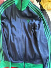 アディダス ファイヤーバード ジャージ インディゴ トラックジャージ