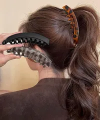 ヘアクリップ バナナクリップ 髪留め