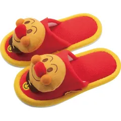 【ギフト】アンパンマン 子供外縫いパイルマスコット レッド