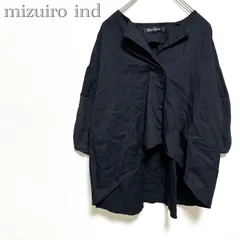 ミズイロインド♡mizuiro ind【XL】ブラウス　スキッパーシャツ アシンメトリーヘム　ゆったり