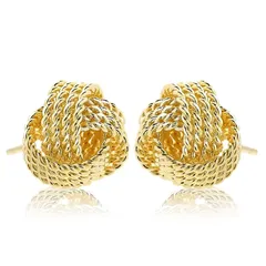 ［ナオットジュエリー］ピアス レディース 18金 キャッチ ゴールド ［ギフトBOX付き］スタッド（直径1cm）