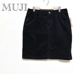 無印良品♡MUJI【L】オーガニックコットンストレッチコーデュロイスカート
