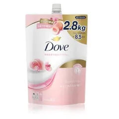 Dove(ダヴ) ボディウォッシュ ピーチ&スイートピー 大容量 詰替 8.5個分 2.8kg 瞬間浸透うるおいミルク トリプルセラミド配合 濃