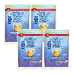 はくばく 水出しでおいしい麦茶 18パック×4個