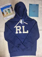 (新品 L) ポロ ラルフローレン FW RLフリース フード付きTシャツ