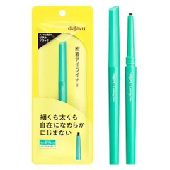 dejavu デジャヴュ ラスティンファイン 密着アイライナー クリームペンシル 1 リアルブラック ペンシルアイライナー 楕円芯