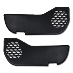 新品 YOURS(ユアーズ) 40系 アルファード ヴェルファイア 専用 ドアトリムガード 2PCS【生地タイプ：ブラックレザー調】【糸カラー：ベージュ】 キックガード デザイン 縫製 日本製 傷 汚れ 防止 カスタム インパネカバー 保護 プロテクター コ