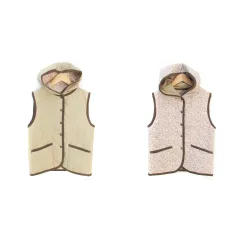 スタディオクリップ Studio Clip ジャケット 中綿ベスト キルティングベスト フード付き リバーシブル ミドル丈 スタンドカラー 花柄 ベージュ 白 ホワイト /FF3