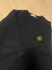 2XL/ブラック STONE ISLAND ストーンアイランド スウェット ブラックXXL
