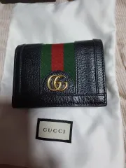 グッチ オフィディア 二つ折り財布 ブラック