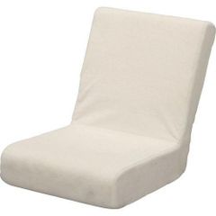 ブラウン背もたれ付き座椅子 タグ付 アイリスオーヤマ 四つセット