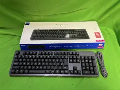 難あり美品★ELECOM TK-MC50UKLGY Leggero  キーボード 赤軸リニアメカニカルキーボード有線★＠ｙ上