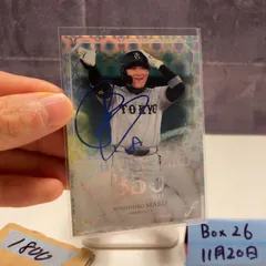 2025 BBM FUSION 丸佳浩 62/75 青箔サイン 読売ジャイアンツ Great Record 350 Career Doubles Holo Parallel カード