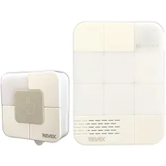リーベックス(Revex) ワイヤレス チャイム XPNシリーズ 送受信機セット 防雨型押しボタン 増設用 6カ所呼び出しチャイム 病院 介護