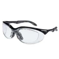 山本光学 YAMAMOTO YS-390 保護めがね 二眼形 高い防護性能 アイカップフレーム採用 ずれにくいラバーテンプル / ノーズパッド