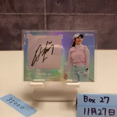 2025 Epoch JLPGA  ペソンウ Seonwoo Bae 2/6 直筆サインカード 女子プロゴルフ Heroine  カード