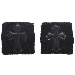 【中古】 CHROME HEARTS クロムハーツ パテントレザー クロスパッチ リストバンド ブラック ブレスレット アクセサリー 25026540 RS 中古】 CHROME HEARTS クロムハーツ パテントレザー クロスパッチ